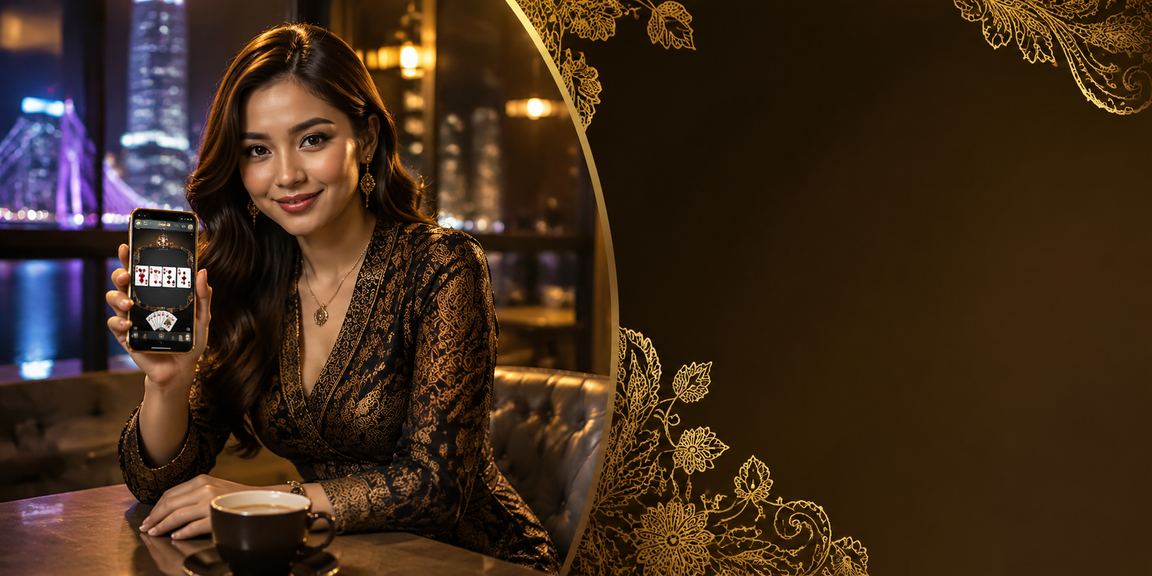Permainan poker dalam suasana batik Selangor dengan reka bentuk tempatan